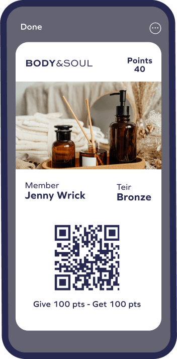 Keep Loyalty top of mind via your Apple Wallet