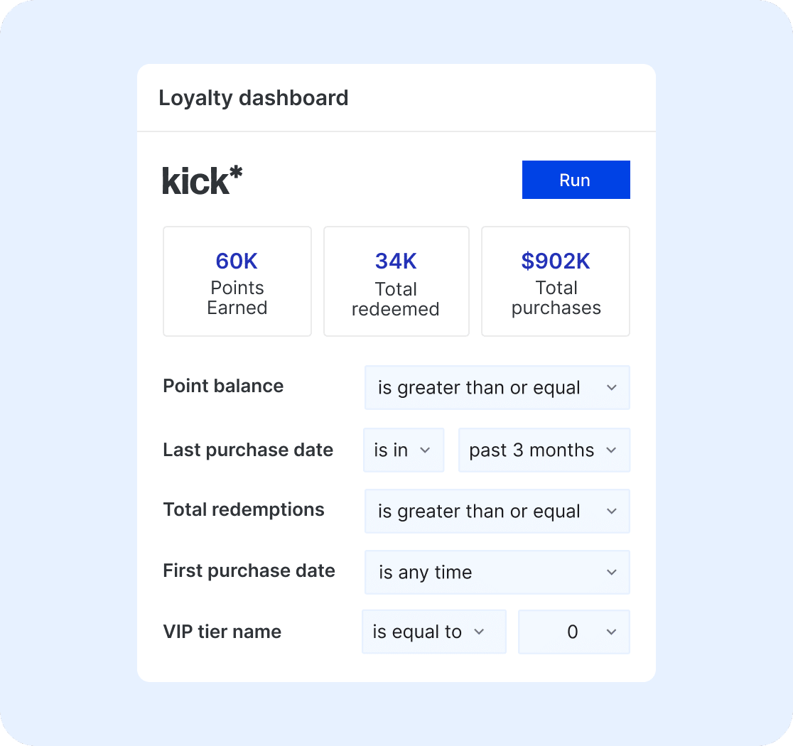 Klaviyo loyalty