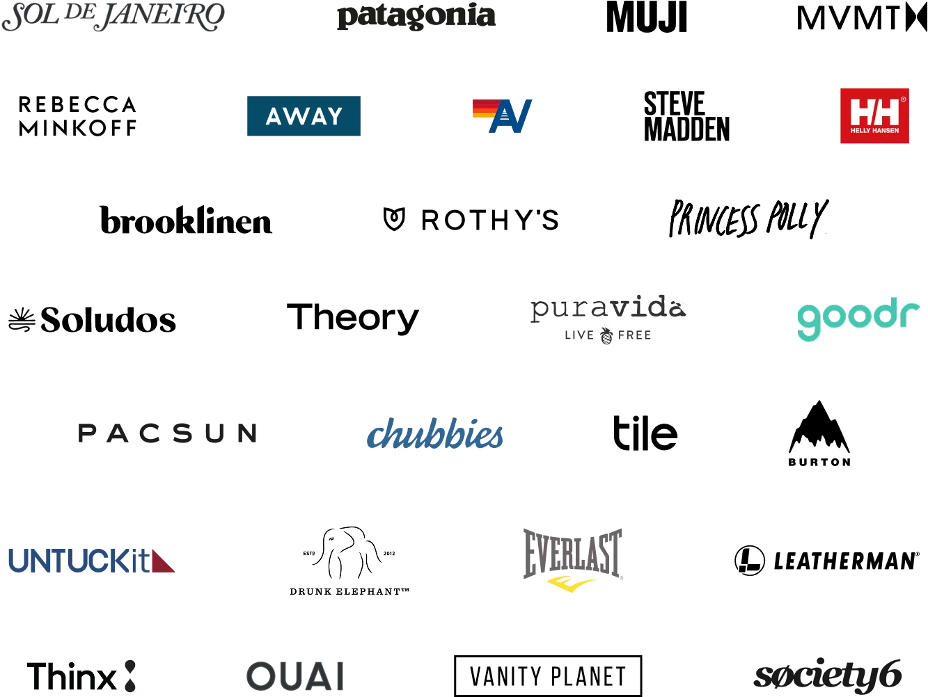 Yotpo customers logos